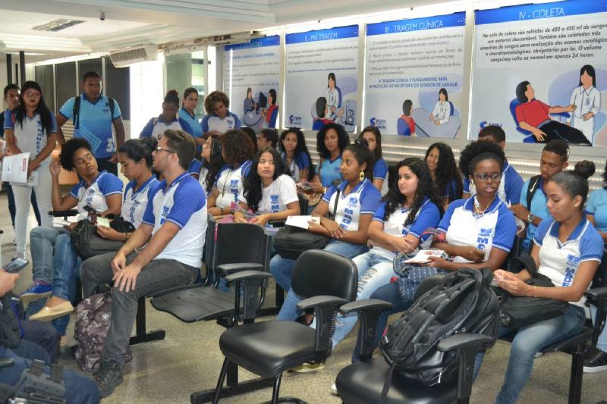 Solidariedade impulsiona jovens para doação de sangue em Sergipe (Foto: SES/SE)