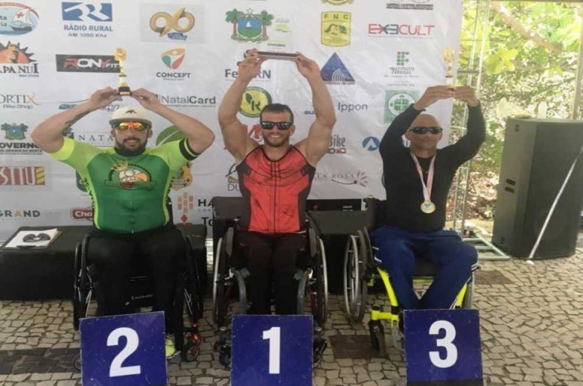 Paraciclismo: Ulisses Freitas é campeão em Natal-RN (Foto: Divulgação)