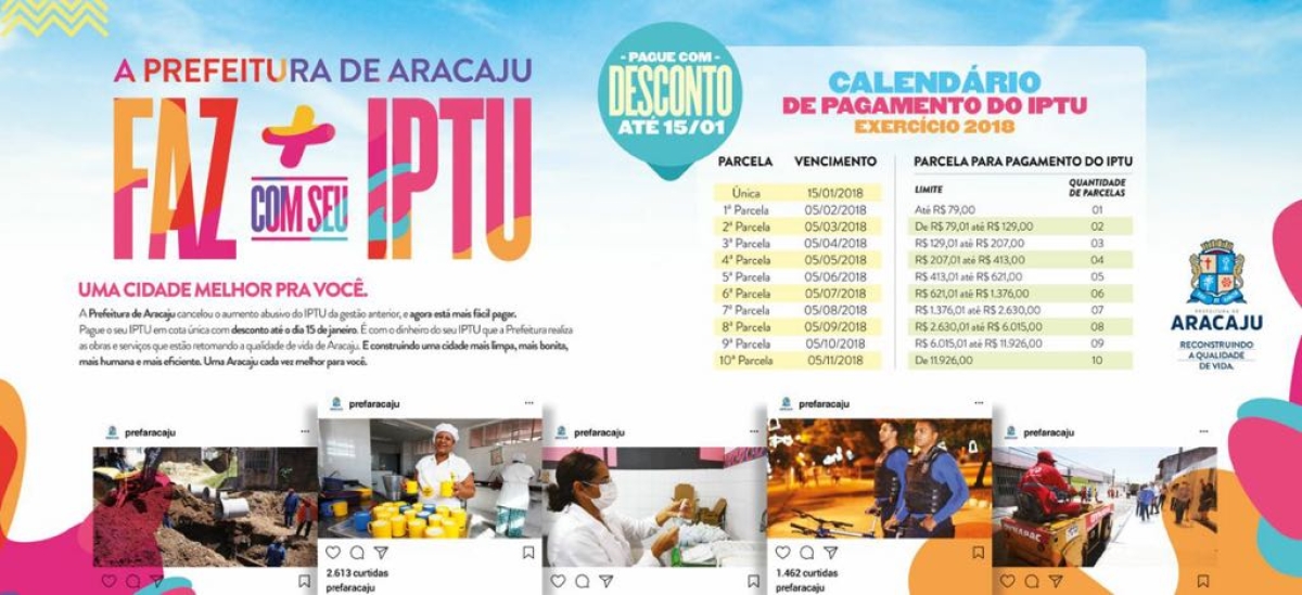 IPTU: Prazo para cota única termina na segunda, 15 (Imagem: Divulgação)
