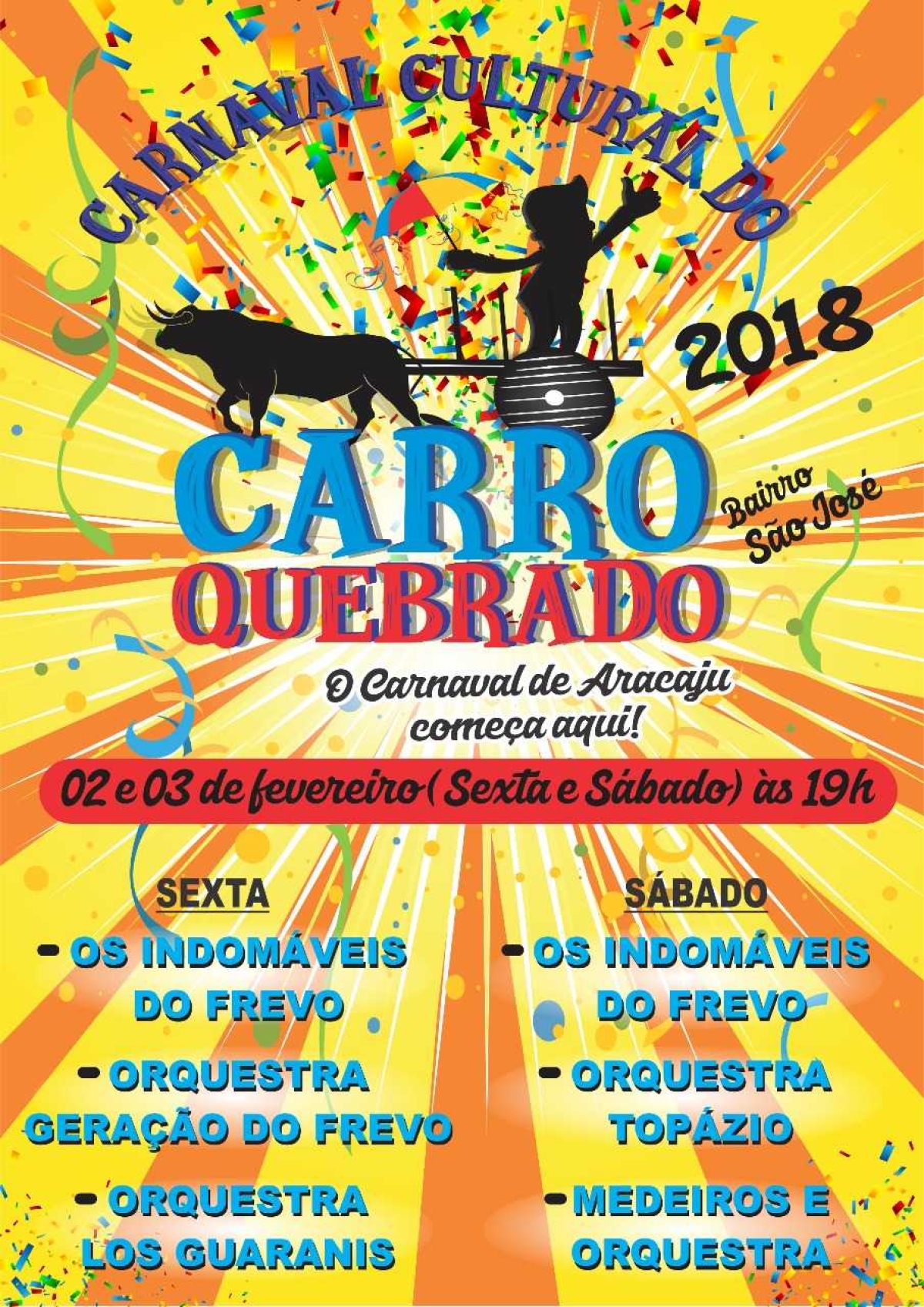 Carnaval do Carro Quebrado 2018 (Imagem: Divulgação)