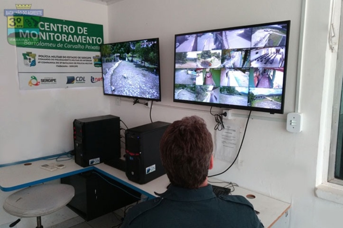 PM inicia monitoramento com câmeras no Parque dos Falcões (Foto: PM/SE)
