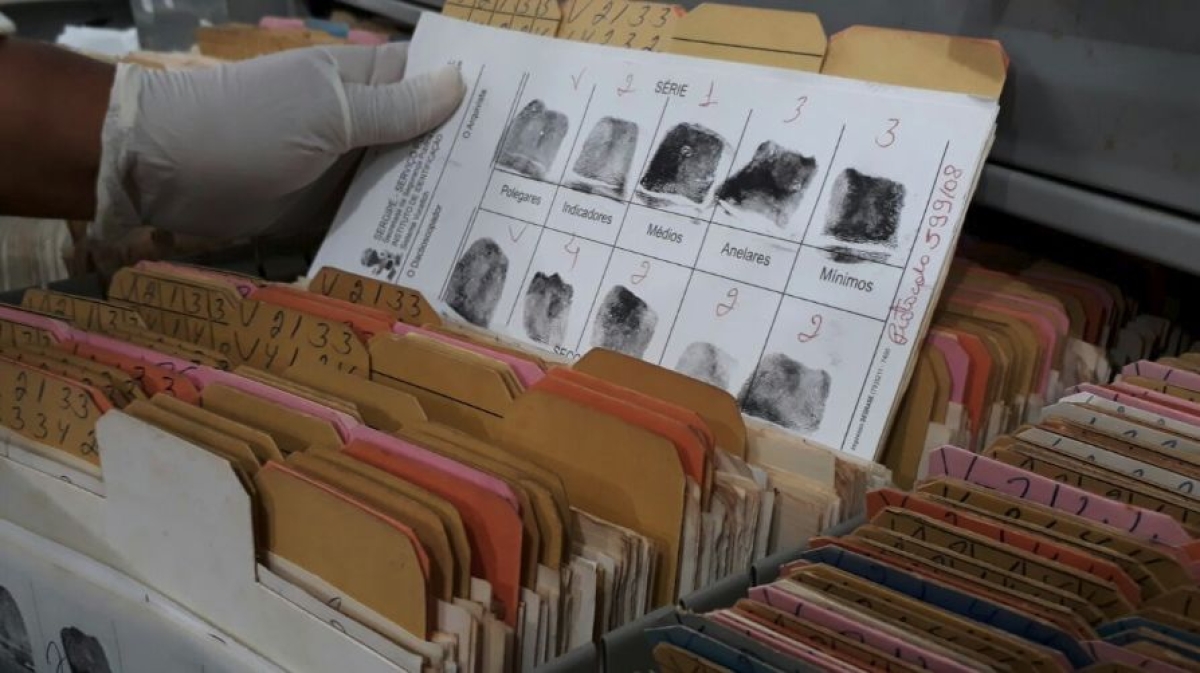 Em menos de 24h papiloscopistas descobrem identidade de paciente do Hospital Nestor Piva (Foto: SSP/SE)