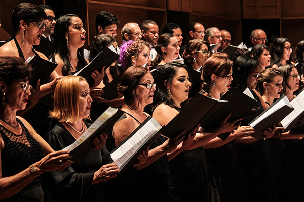 O Coro Sinfônico da Orsse (Foto: Pritty Reis/Secult/SE)