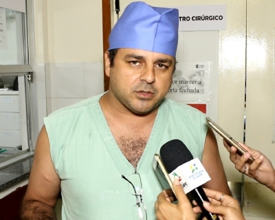 Cirurgião dentista responsável pelo serviço, Tadeu Roriz (Foto: SES/SE)