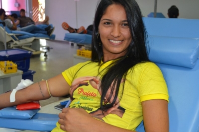 Doadora Karen Santana (Foto: SES/SE)