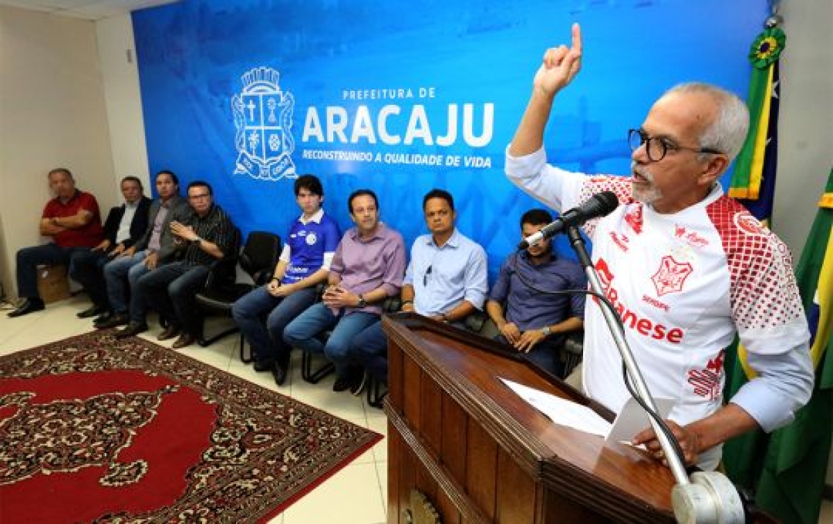 Prefeito de Aracaju anuncia liberação dos recursos do Plano de Mobilidade Urbana para Aracaju (Foto: SMTT/Aracaju)