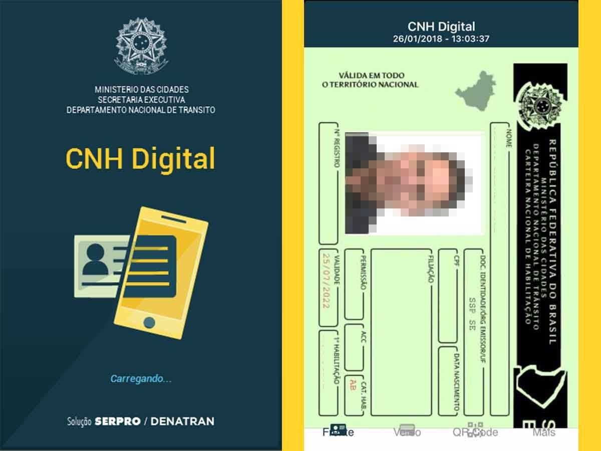 Condutores de Sergipe já podem solicitar a CNH Digital (Foto: Reprodução/Via Detran/SE)