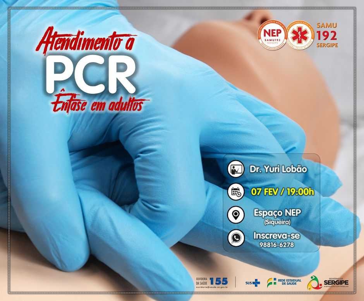 Samu oferece curso de atualização em atendimentos a paradas cardiorrespiratórias (Imagem: Divulgação/SES/SE)