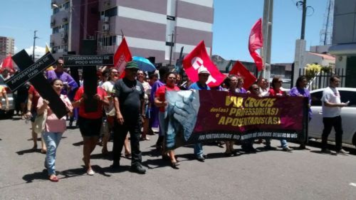 Em ato unificado, sindicatos aprovam Greve Geral contra a Reforma da Previdência (Foto: CUT/SE)