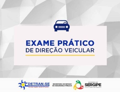 Exames práticos de direção veicular retornam nesta quinta-feira, dia 8 (Imagem: Divulgação/Detran/SE)
