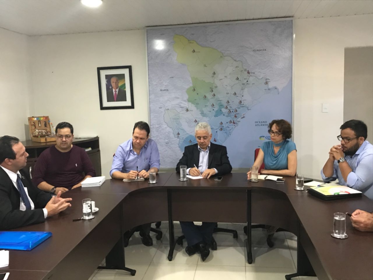 Reunião discute parceria com objetivo de trazer investidores chineses para Sergipe (Foto: Sedetec/SE)