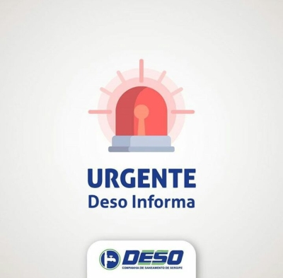 Deso informa suspensão temporária no abastecimento do município de Riachuelo (Imagem: Deso)