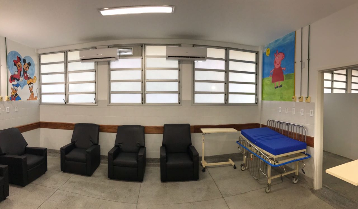 Hospital Regional de Estância otimiza novos leitos pediátricos e sala de medicação (Foto: SES/SE)