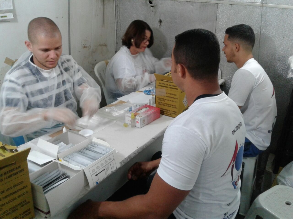 SES/Sergipe participa de projeto e oferta testes rápidos na 13 de Julho (Foto: SES/SE)