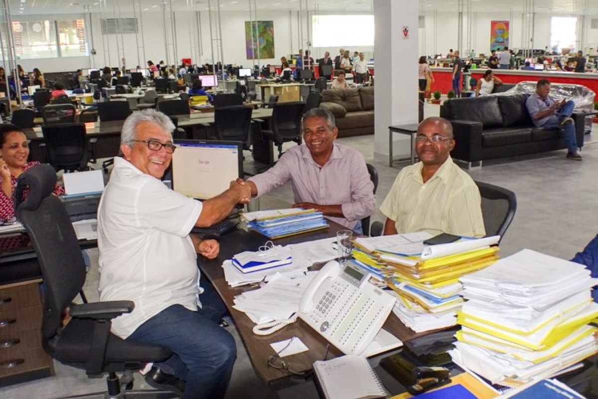Secretário de Estado da Saúde se reúne com representantes do Conselho Estadual de Saúde e ouve demandas (Foto: SES/SE)
