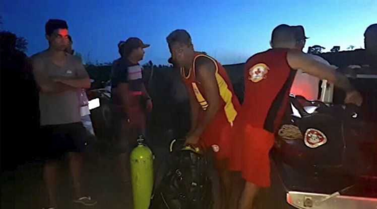 Bombeiros resgatam vítima de afogamento na cidade de Umbaúba (Foto: SSP/SE)