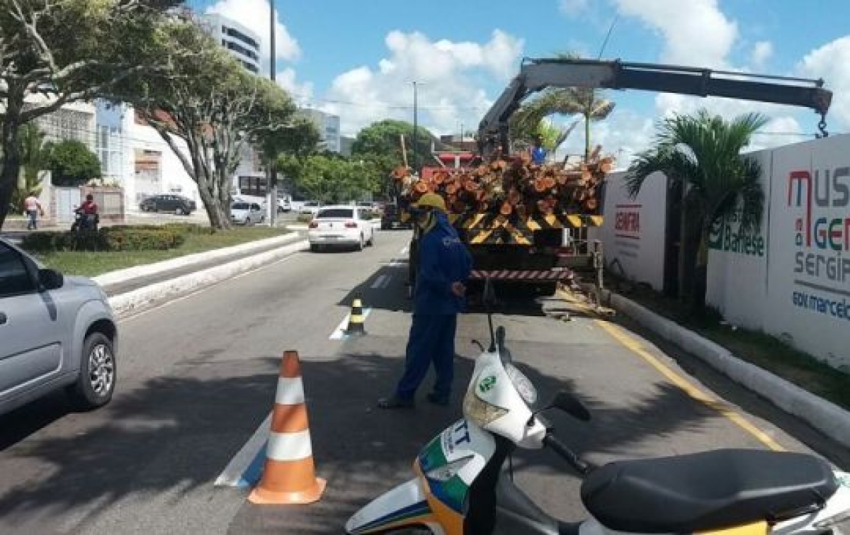 Avenida Ivo do Prado será parcialmente bloqueada nos dias 3 e 4 de março (Foto: SMTT/Aracaju)