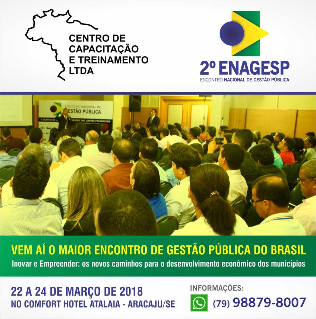 2º ENAGESP: Capacitação é fundamental para os gestores públicos (Imagem: Divulgação)