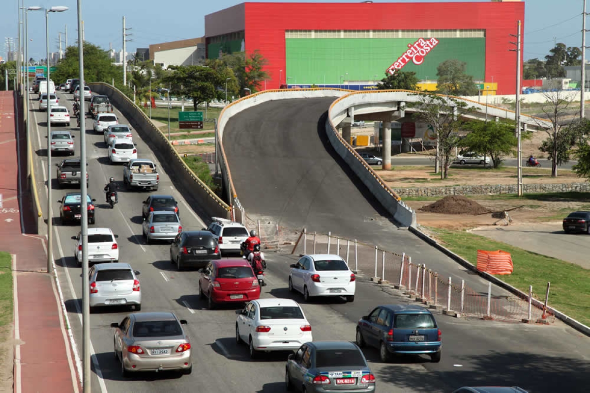 Interligação das Avenidas Rio de Janeiro e Gasoduto está com 92% dos serviços executados (Foto: Jorge Henrique/ASN)