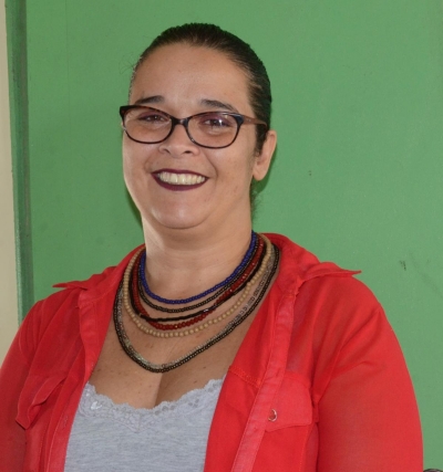 Secretária municipal de Educação, Andréa Hermínia de Aguiar Oliveira (Foto: Danielle Pereira/Prefeitura de São Cristóvão)