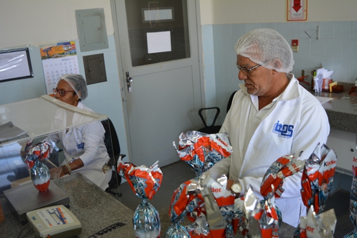 Semana Santa: ITPS fiscaliza ovos de páscoa e pescados em Sergipe (Foto: ITPS/Sergipe)