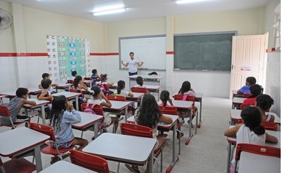 Sala de aula em escola estadual de Sergipe (Foto: Arquivo ASN)