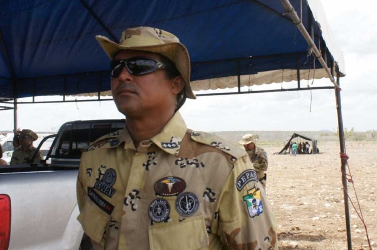 Comandante de Caatinga foi executado na noite de ontem em Porto da Folha (Foto: PM/SE)