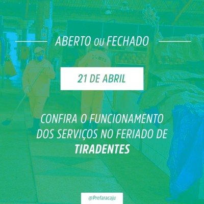 21/04/2018: Confira o horário de funcionamento dos mercados e feiras livres no feriado de Tiradentes (Imagem: PMA)