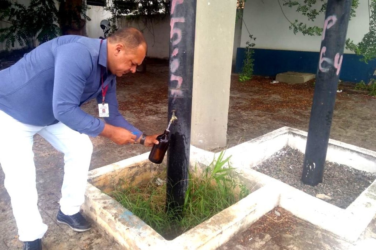 Vigilância em Saúde Ambiental inicia monitoramento de agrotóxico na água distribuída em Sergipe (Foto: SES/SE)