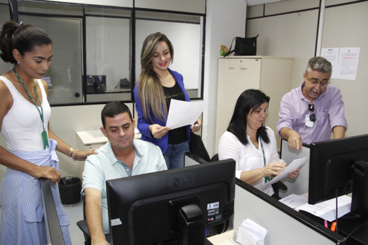 Técnicos da Saúde estadual conhecem trâmite processual no protocolo do TCE/Sergipe (Foto: TCE/SE)