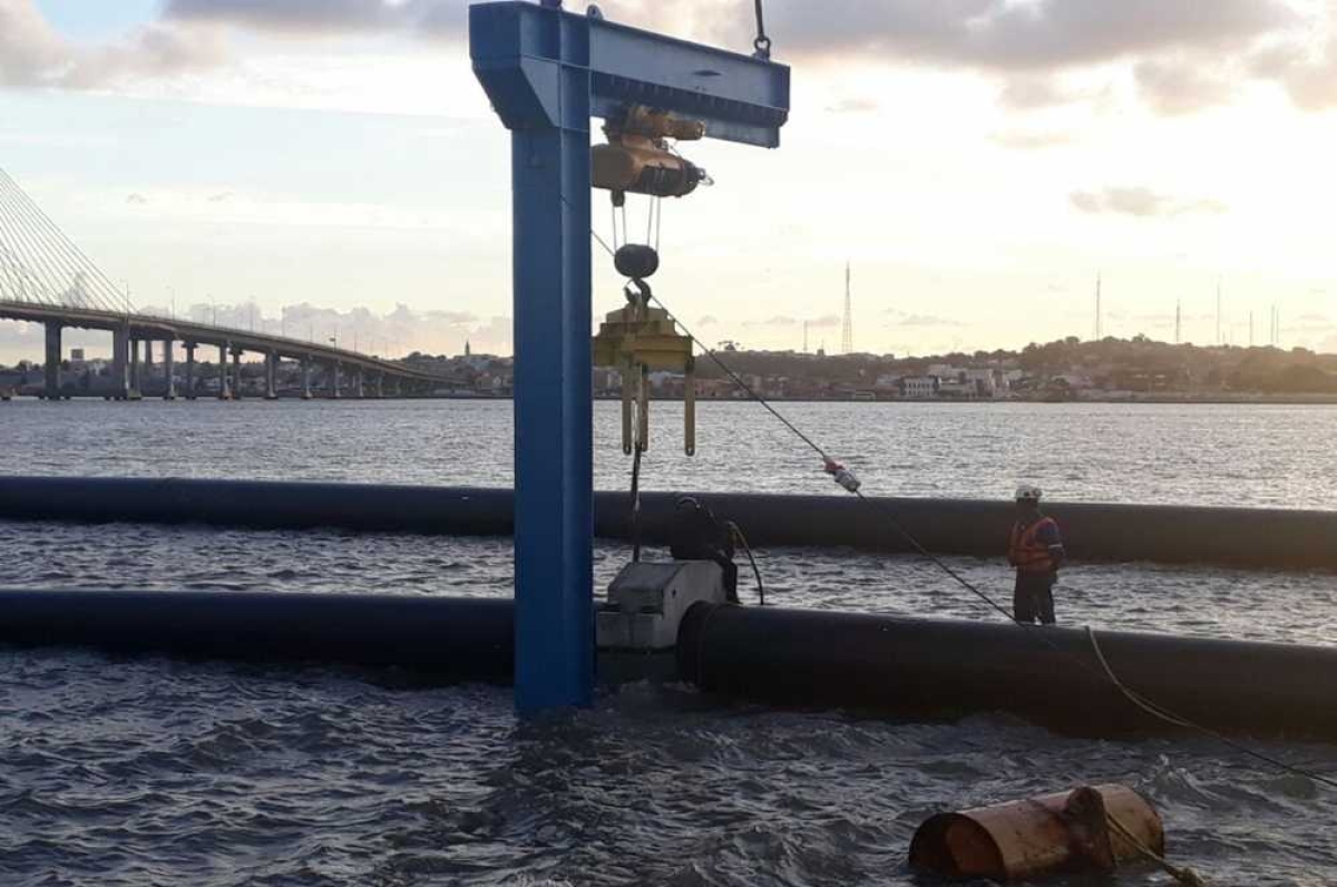 Obra civil da usina está praticamente concluída e foi iniciada (Foto: Divulgação GE)