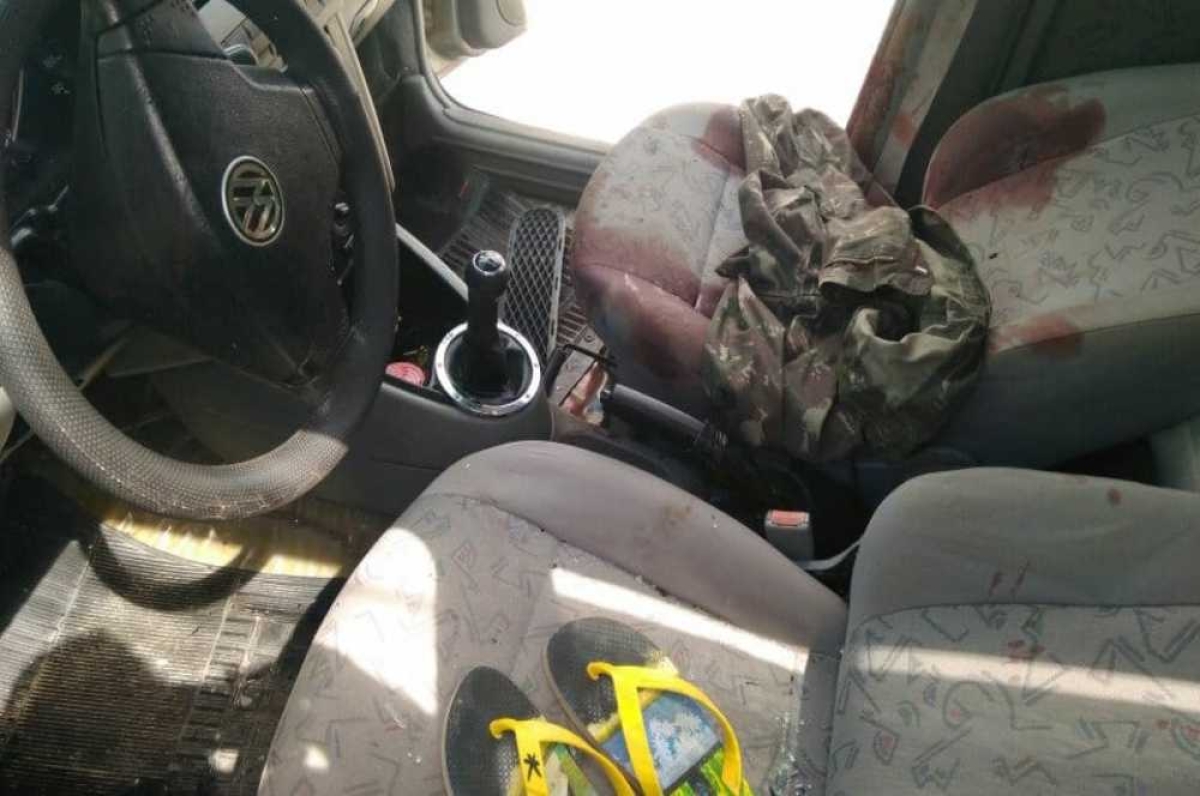 Homen foi baleado depois de roubar carro em Socorro (Foto: Reprodução/ WhatsApp/ Grupo Aracaju/ Via Portal Infonet)