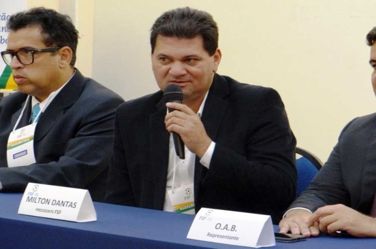 Futebol: Milton Dantas é reeleito presidente da Federação (Foto: FSF)