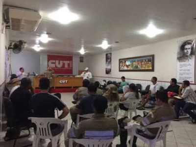 Mobilização do Sindatran cobra Adicional de Periculosidade para Agentes de Trânsito de Aracaju (Foto: CUT/SE)