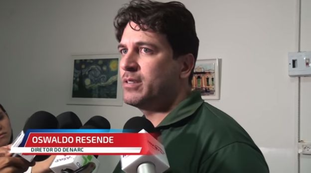 Oswaldo Resende, diretoe do Denarc (Imagem: Reprodução de vídeo/ Portal Infonet)