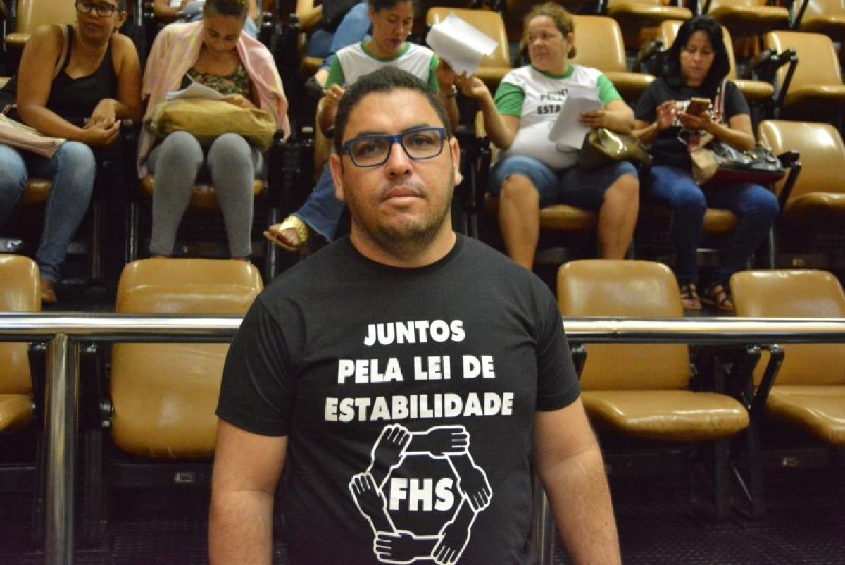 Servidores da FHS pedem mudança na Lei de Estabilidade (Foto: Jadilson Simões/ Rede Alese)