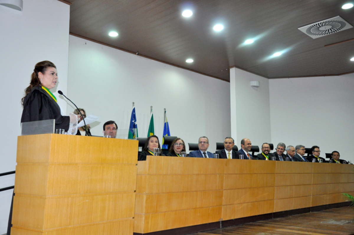 Posse da Desembargadora Vilma Amorim é celebrada no TRT20 (Foto: TRT20)