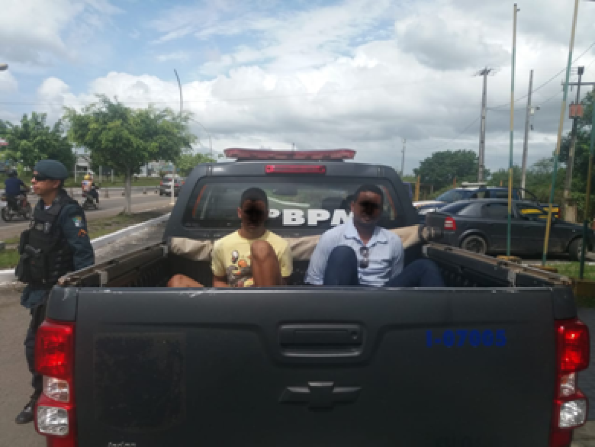 Polícia Militar prende dupla suspeita de roubos em Lagarto (Foto: Assessoria PM/SE)