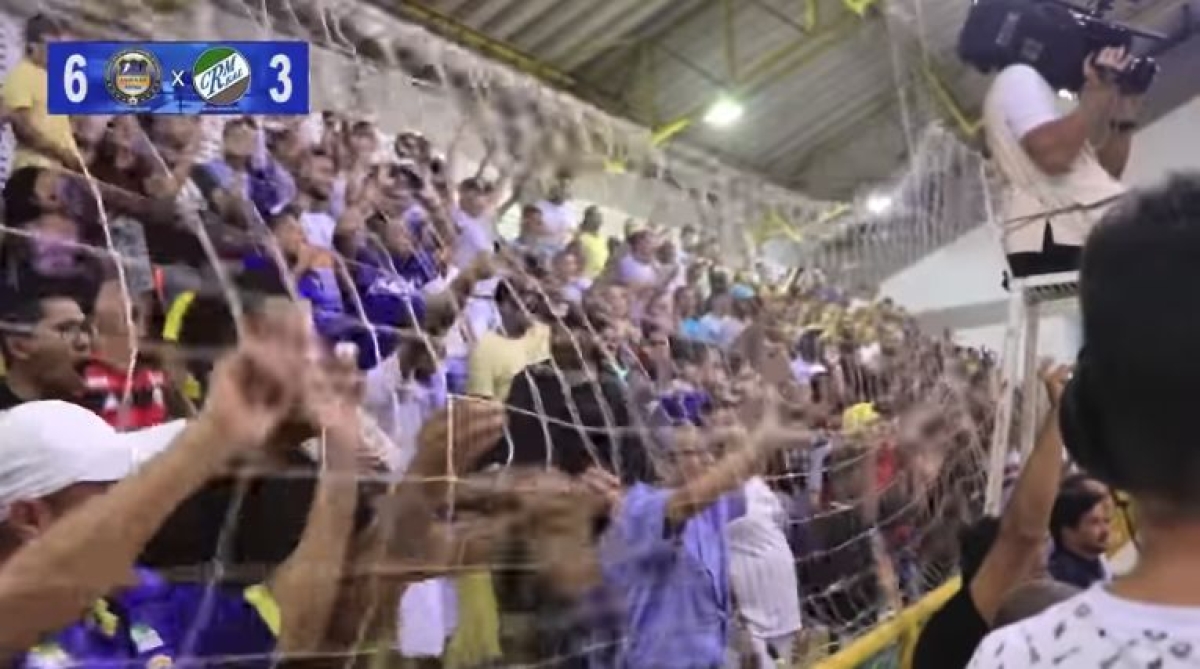 Itaporanga vence novamente o Moita Bonita e se consagra Campeão Sergipano de Futsal. Veja os gols (Imagem: Reprodução de vídeo/ TV Itnet)