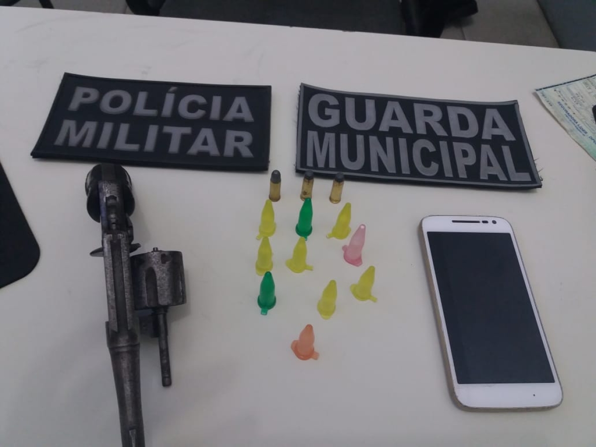 PM recupera moto roubada, prende homem armado e atende ocorrência de violência doméstica em Lagarto (Foto: Assessoria PM/SE)