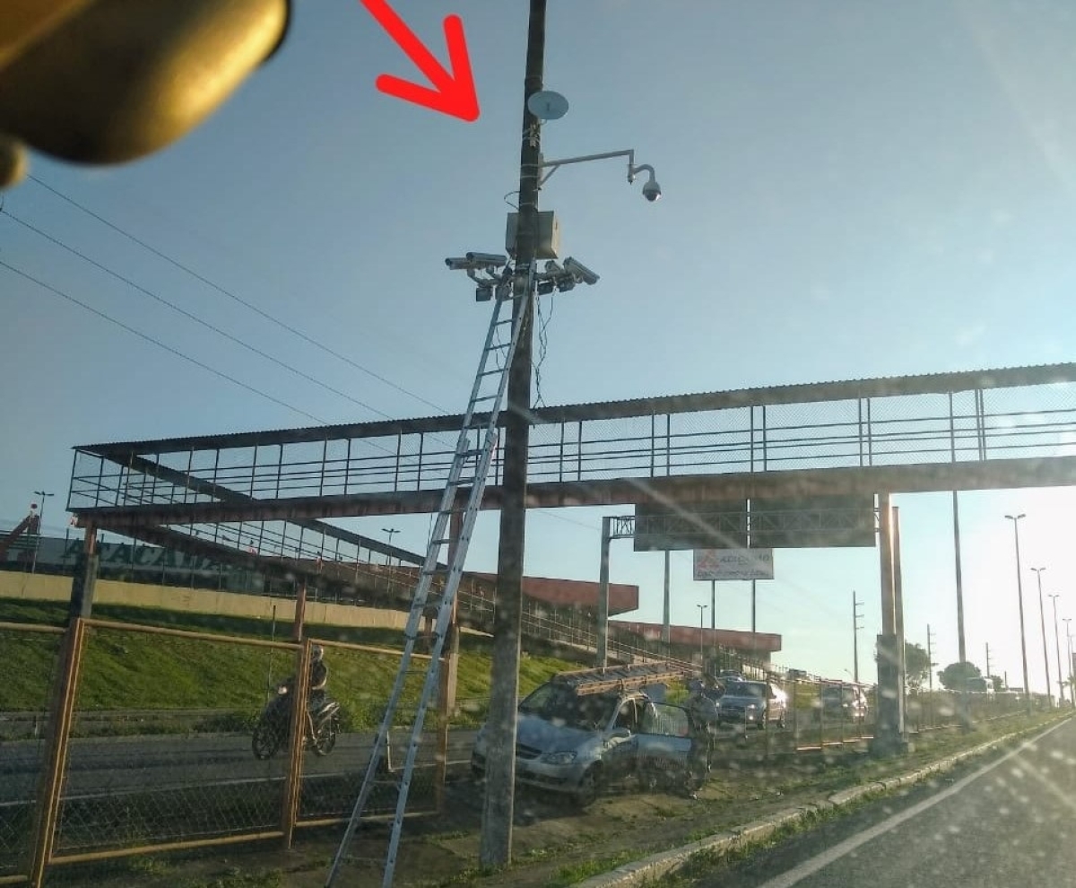 Foto se espalhou em grupos de WhatsApp (Foto: Grupo Aracaju/ Via 
Portal Infonet)