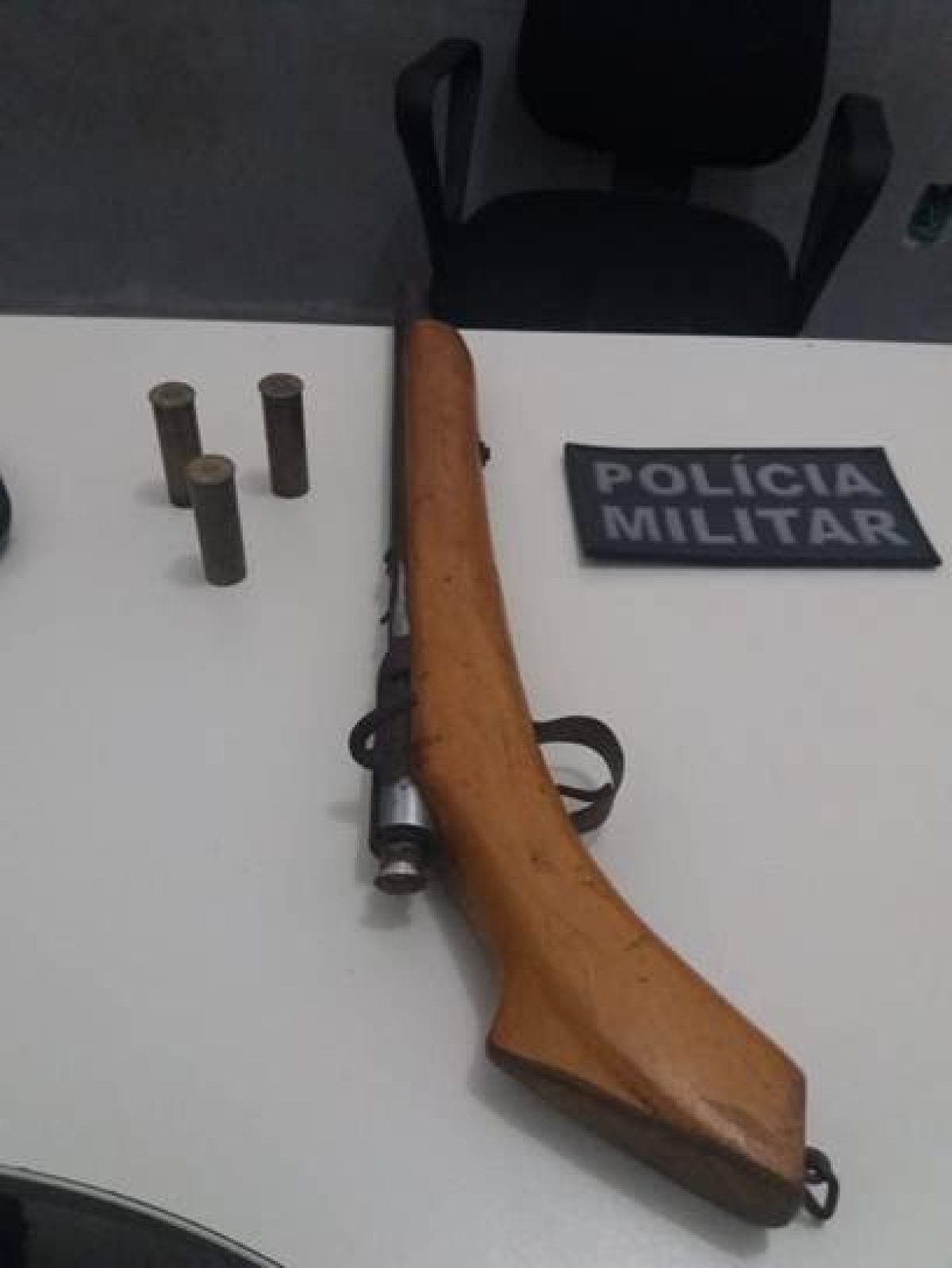 Polícia Militar apreende arma de fogo em Lagarto (Foto: PM/SE)