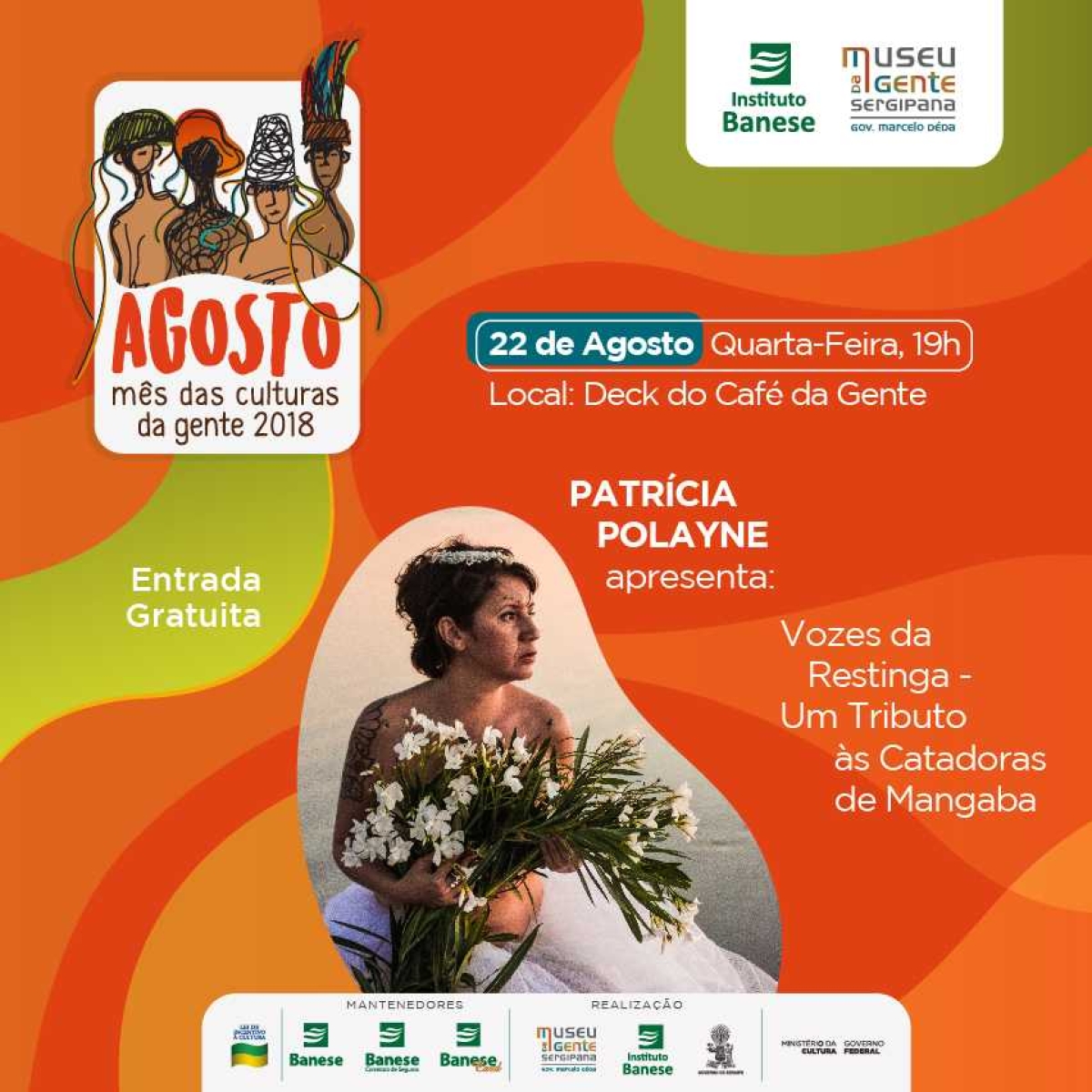 Patrícia Polayne leva "�??Vozes da Restinga" para o Museu da Gente Sergipana (Foto: Divulgação)