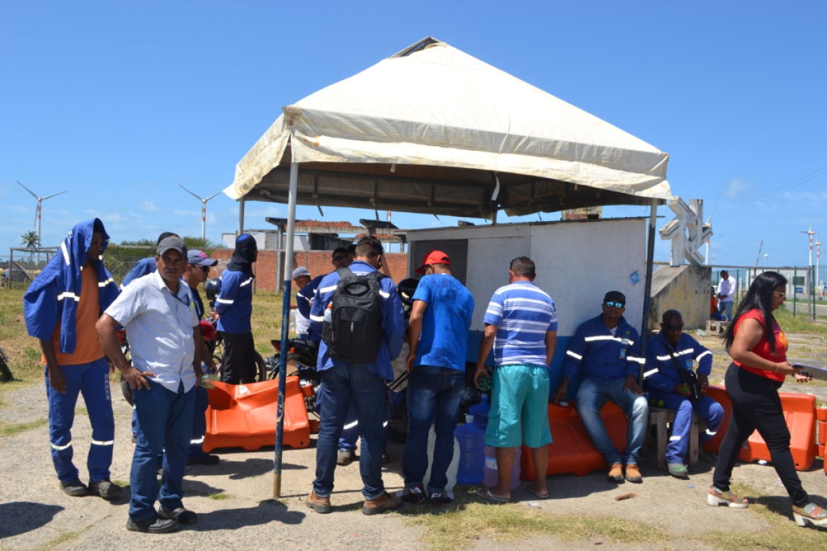 Demais trabalhadores da Celse apoiam grevistas e atividades paralisam (Foto: Arquivo Portal Infonet)