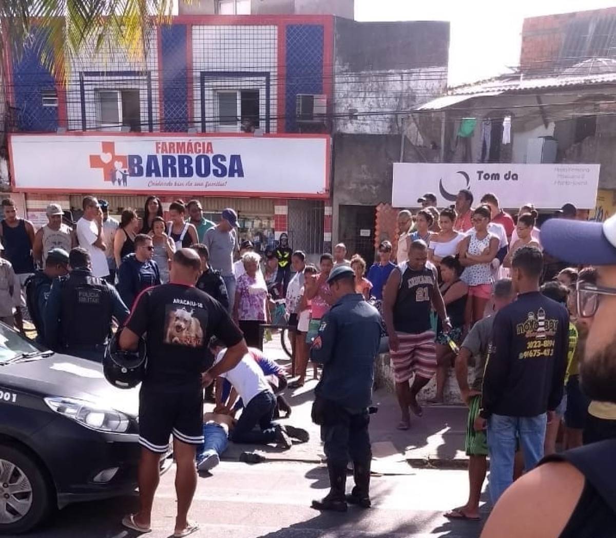 Fato ocorreu no São Conrado (Foto: Grupo Aracaju/ Via Portal Infonet)