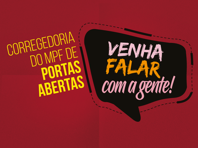 Corregedoria do MPF/Sergipe realiza atendimento ao público no próximo dia 31/8, sexta-feira (Imagem: Divulgação/ MPF/SE)