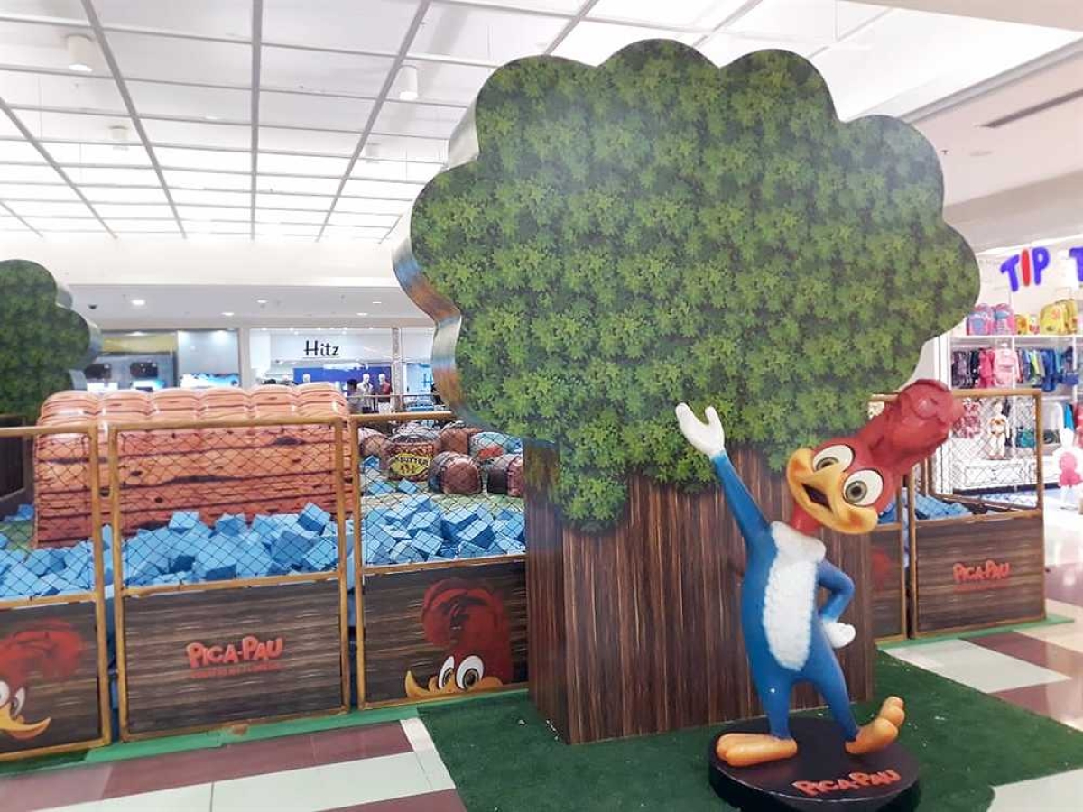 Circuito de Aventuras do Pica-pau chega ao Shopping Jardins (Imagem: Divulgação)