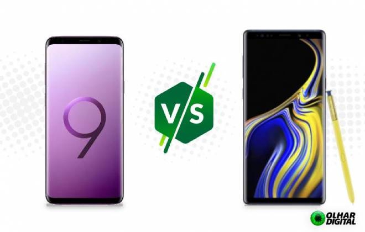 Galaxy Note 9 ou Galaxy S9+: compare as fichas técnicas dos tops da Samsung (Imagem: Arte/ Olhar Digital)