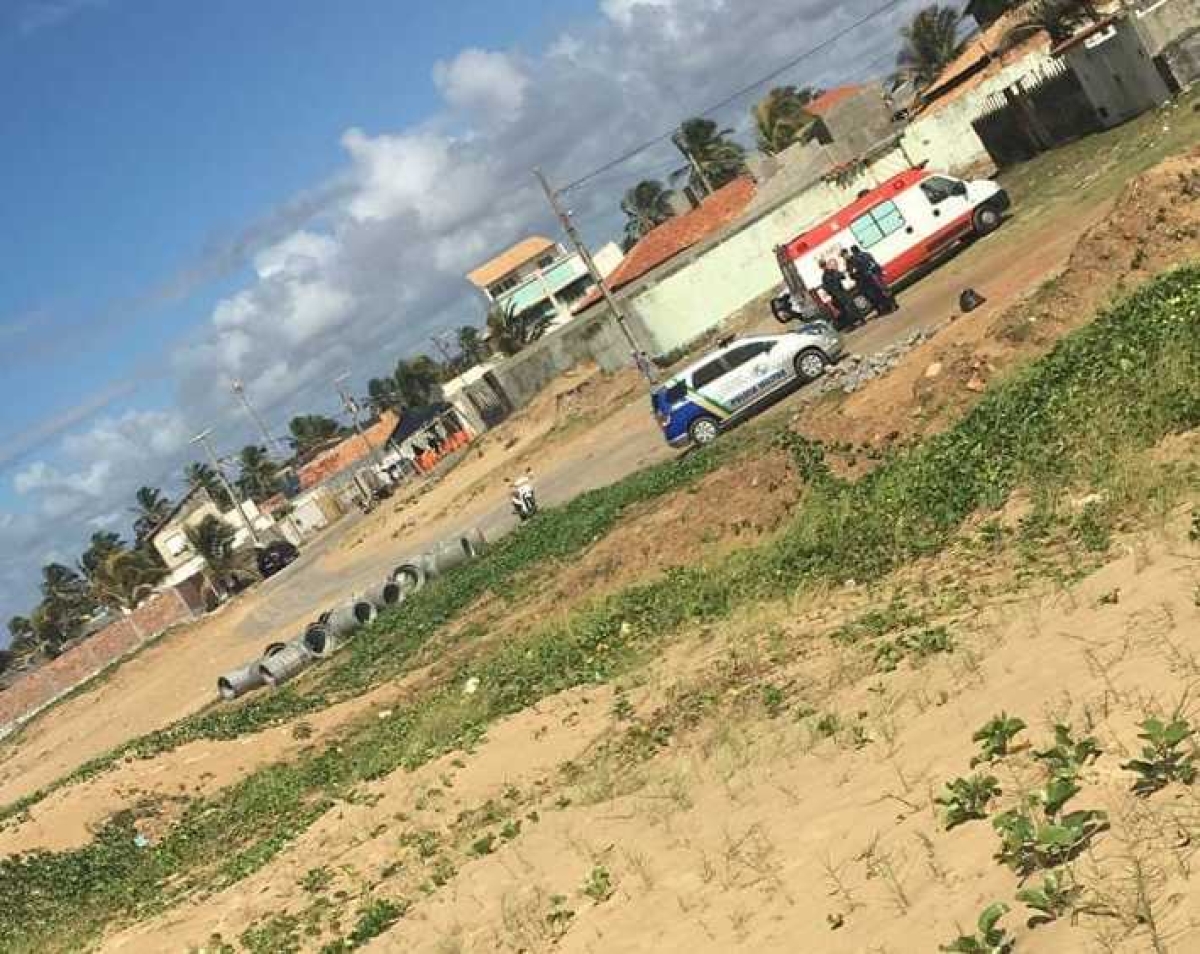 Foto circula em redes sociais informando que o Samu estaria no local, mas o mesmo não foi acionado (Foto: Reprodução/ Redes sociais/ Via Portal Infonet)