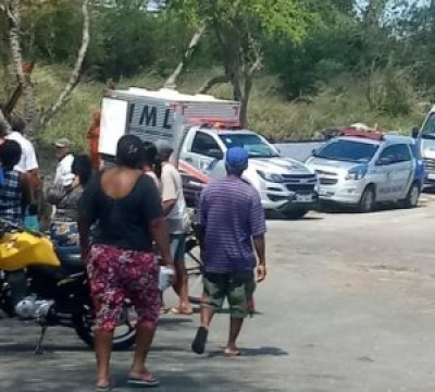 Corpo estava em um matagal próximo à Rodoviaria Nova (Foto: Reprodução/ Redes sociais/ Via Portal Infonet)
